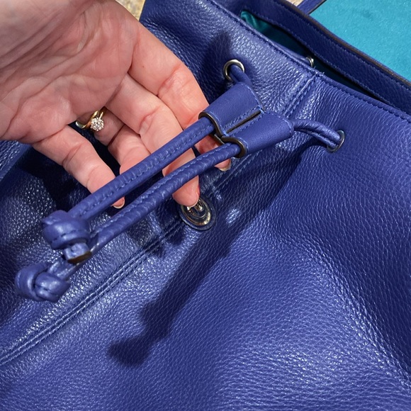 Coach F24385 French Blue Park Leather Backpack - Picture 5 of 17